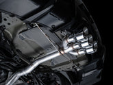 AWE Track Edition Exhaust for DE5 Integra Type-S - Triple Chrome Silver Tips - Mounted